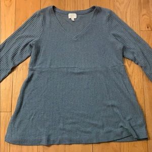 Maternity Waffle Shirt